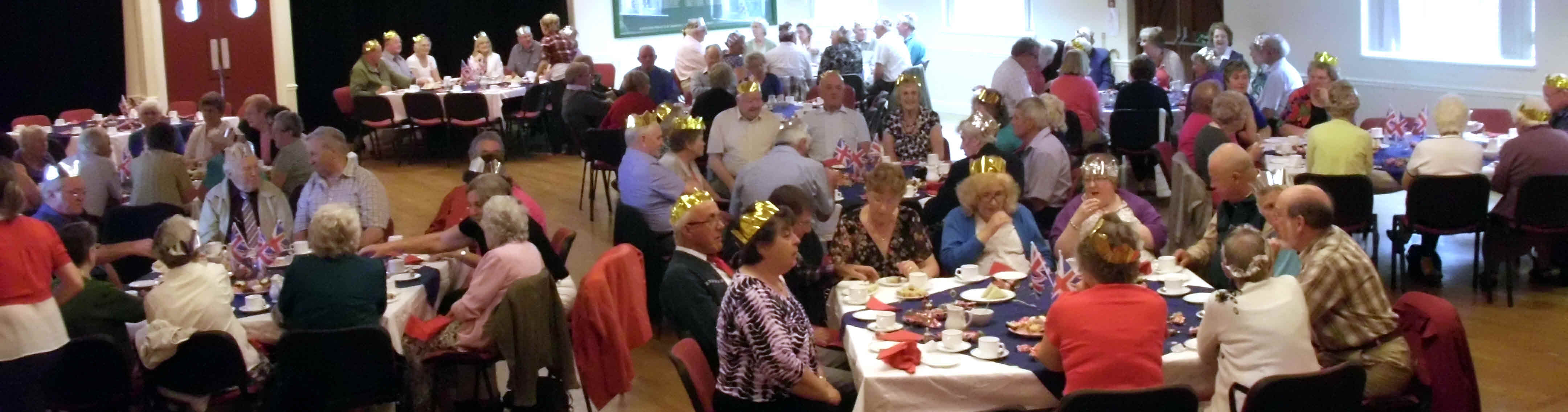 Main Hall Pensioners' celebration