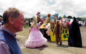 Letterston Carnival 2025 Vernie waiting for the crownings