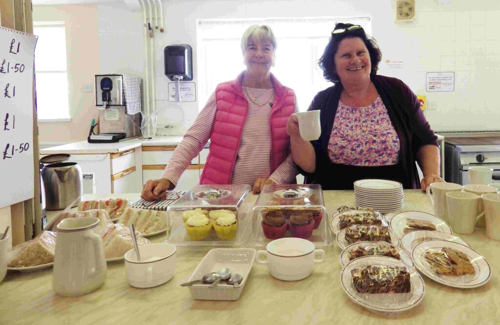 Letterston Carnival 2025 Kitchen helpers Daph and Viv