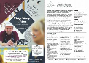 Chip Shop Chips play at Letterston Memorial Hall 24 March 2018