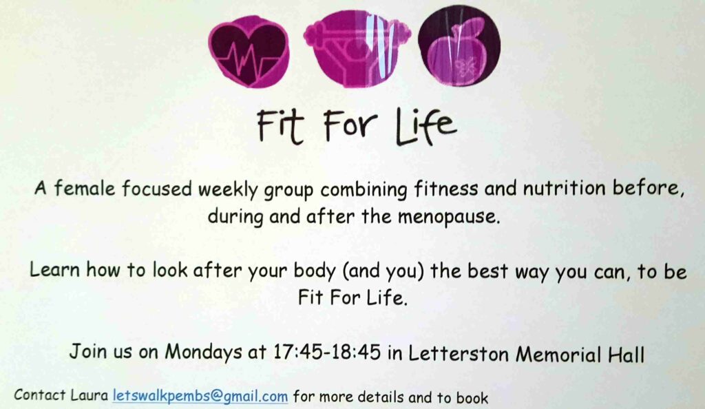 Fit For Life Mondays 17.45pm