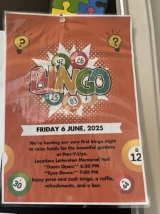 Bingo Fri 6 Jun25