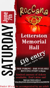 RocCana band Saturday 7Jun25