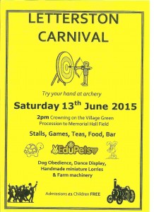 Carnival Poster Sat 13th June 2015