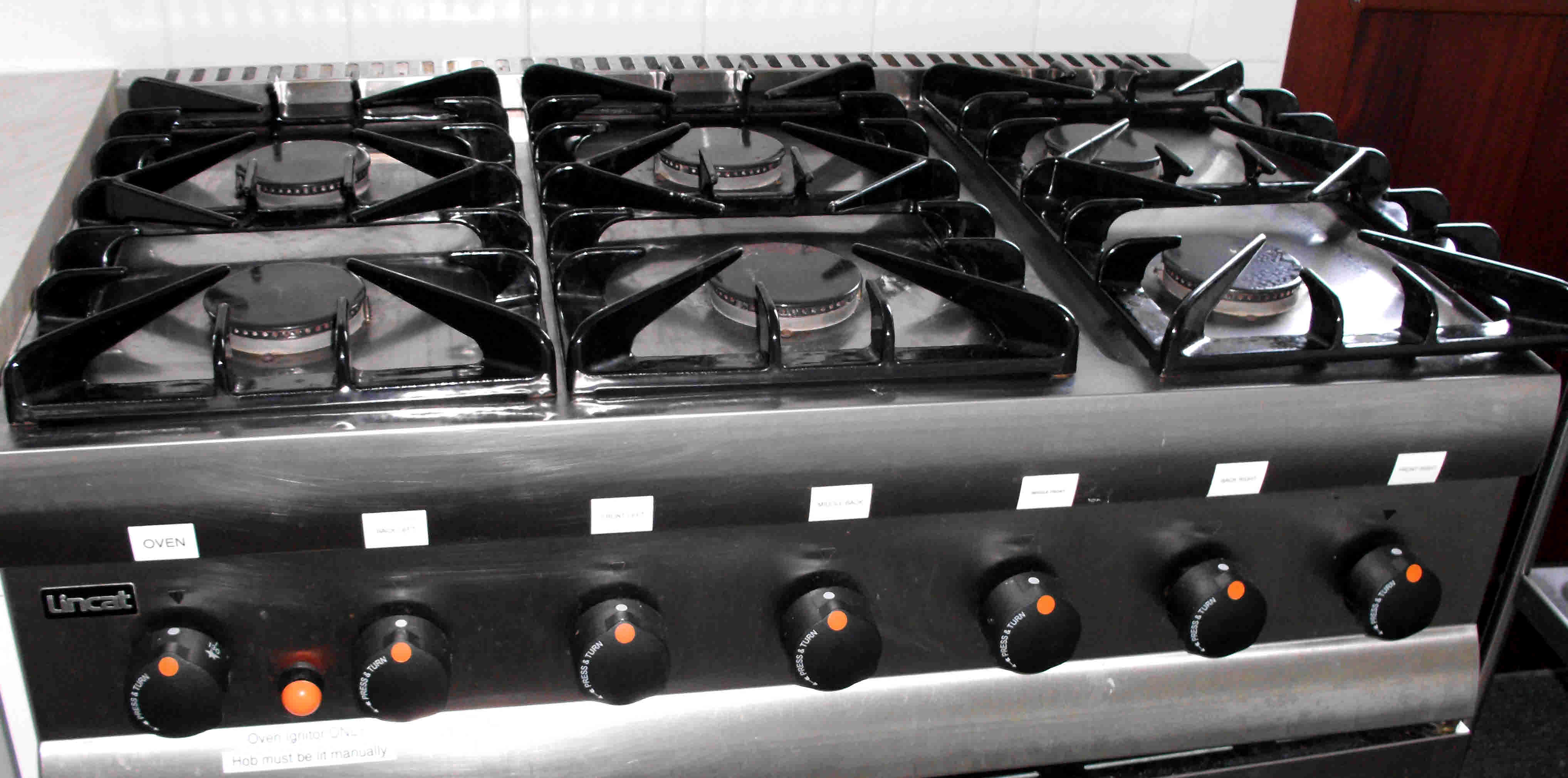 Gas Hobs in kitchen of Letterston Memorial Hall