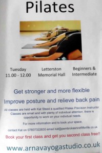 Pilates at Letterston Memorial Hall